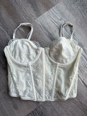 White Fox Corset Bra Size S